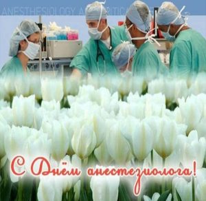 Скачать бесплатно Бесплатная картинка на день анестезиолога на сайте WishesCards.ru