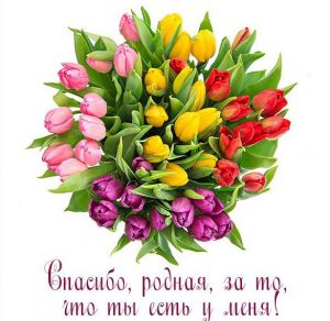 Скачать бесплатно Бесплатная открытка для любимой женщины на сайте WishesCards.ru