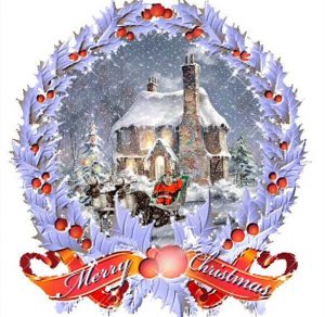 Скачать бесплатно Европейская рождественская электронная открытка на сайте WishesCards.ru