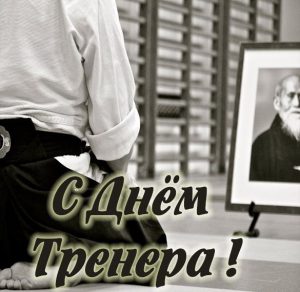 Скачать бесплатно Фото картинка на день тренера на сайте WishesCards.ru
