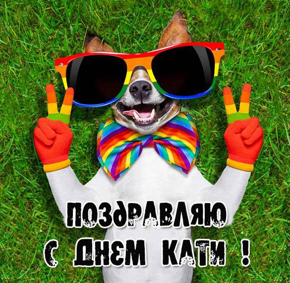 Скачать бесплатно Фото открытка с днем Кати на сайте WishesCards.ru