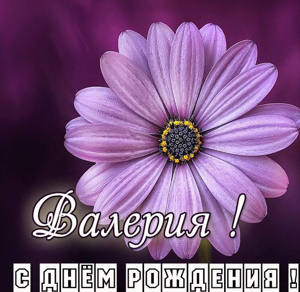 Скачать бесплатно Именная открытка с днем рождения Валерия на сайте WishesCards.ru