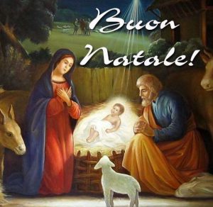 Скачать бесплатно Итальянская открытка с Рождеством на сайте WishesCards.ru