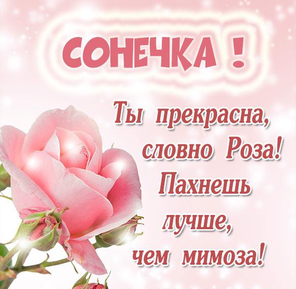 Скачать бесплатно Картинка для девочки Сонечки на сайте WishesCards.ru