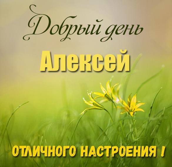 Скачать бесплатно Картинка добрый день Алексей на сайте WishesCards.ru