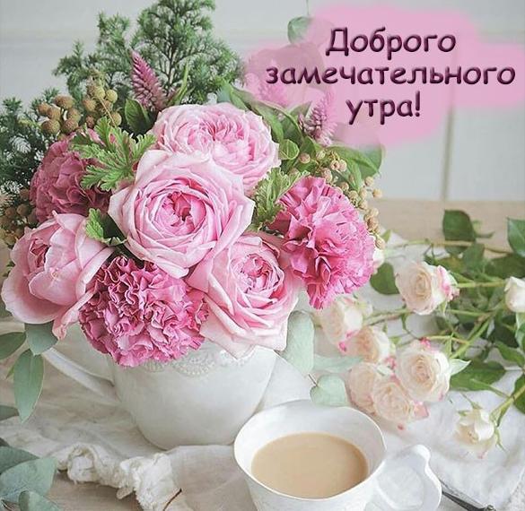 Скачать бесплатно Картинка доброго замечательного утра на сайте WishesCards.ru