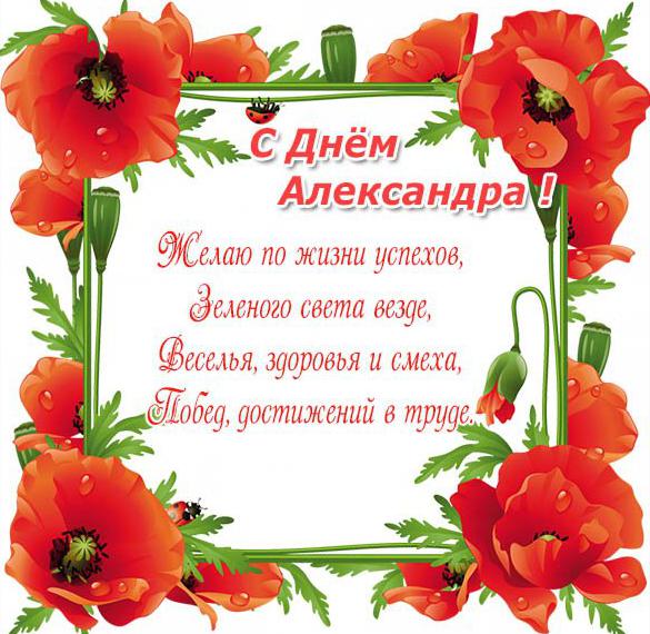 Скачать бесплатно Картинка на день Александра на сайте WishesCards.ru