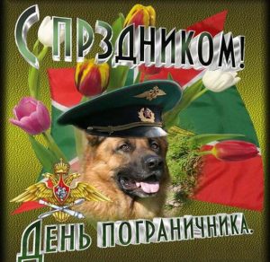 Скачать бесплатно Картинка на день пограничника на сайте WishesCards.ru