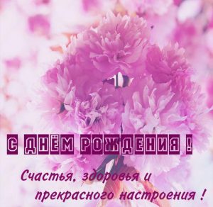 Скачать бесплатно Картинка на день рождения с цветами на сайте WishesCards.ru