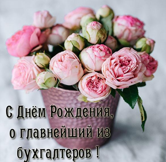 Скачать бесплатно Картинка с днем рождения главного бухгалтера на сайте WishesCards.ru