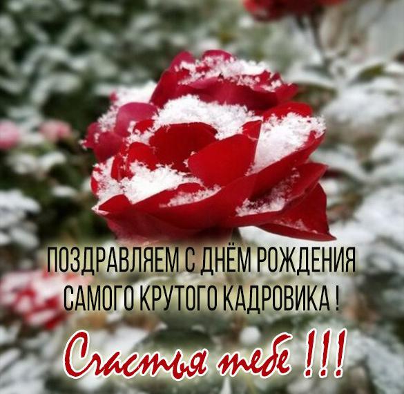 Скачать бесплатно Картинка с днем рождения кадровику на сайте WishesCards.ru