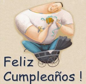 Скачать бесплатно Картинка с днем рождения мужчине на испанском на сайте WishesCards.ru