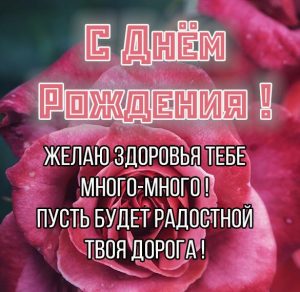 Скачать бесплатно Картинка с днем рождения в стихах на сайте WishesCards.ru