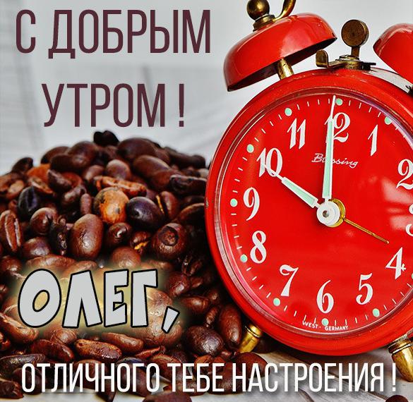 Скачать бесплатно Картинка с добрым утром для Олега на сайте WishesCards.ru