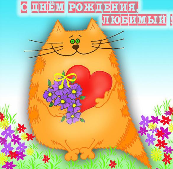 Скачать бесплатно Картинка с др любимому на сайте WishesCards.ru