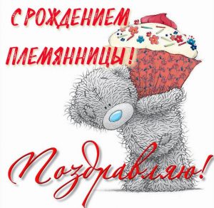 Скачать бесплатно Картинка с рождением племянницы на сайте WishesCards.ru