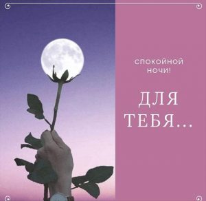 Скачать бесплатно Картинка желаю спокойной ночи красивая на сайте WishesCards.ru