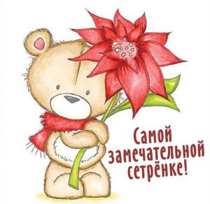 Скачать бесплатно Красивая бесплатная открытка сестренке на сайте WishesCards.ru