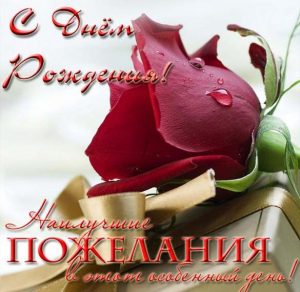 Скачать бесплатно Красивая фото открытка с днем рождения мужчине на сайте WishesCards.ru