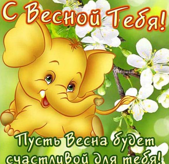 Скачать бесплатно Красивая картинка на начало весны на сайте WishesCards.ru