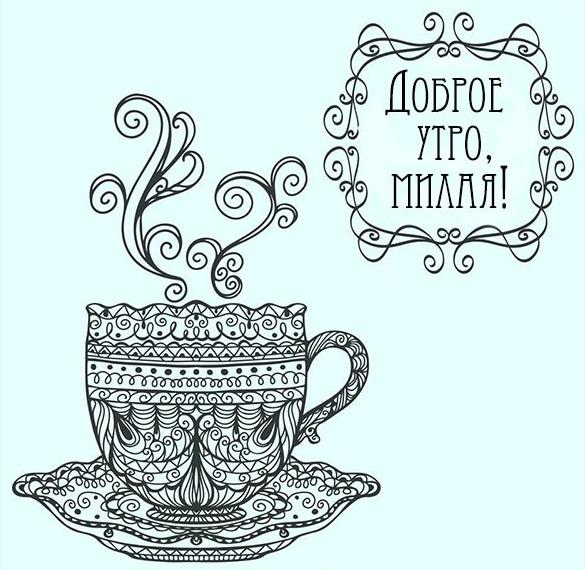 Скачать бесплатно Красивая открытка для желанной доброе утро милая на сайте WishesCards.ru