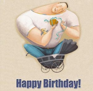Скачать бесплатно Красивая открытка happy birthday на сайте WishesCards.ru