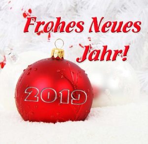 Скачать бесплатно Немецкая открытка с новым годом на сайте WishesCards.ru