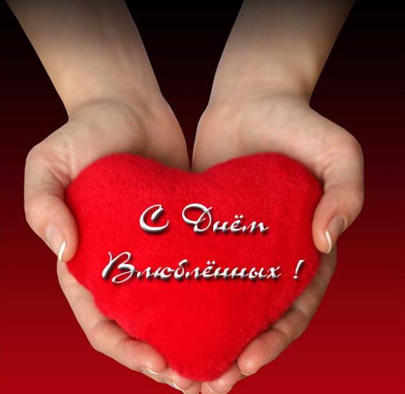 Скачать бесплатно Нежная открытка с днем Святого Валентина на сайте WishesCards.ru