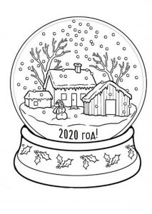 Скачать бесплатно Новогодняя картинка на новый 2020 год на сайте WishesCards.ru