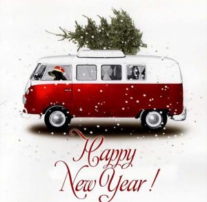 Скачать бесплатно Новогодняя открытка на английском языке на сайте WishesCards.ru