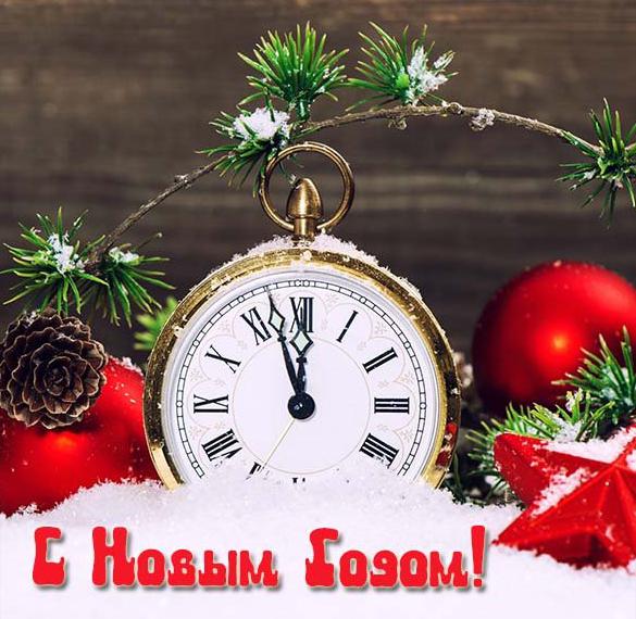 Скачать бесплатно Оригинальная новогодняя открытка на сайте WishesCards.ru