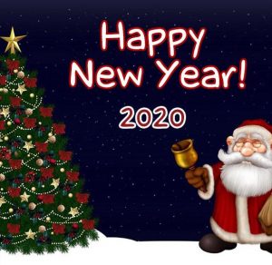 Скачать бесплатно Открытка happy new year 2020 на сайте WishesCards.ru
