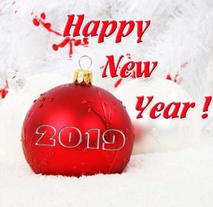 Скачать бесплатно Открытка на Новый год 2019 на английском на сайте WishesCards.ru