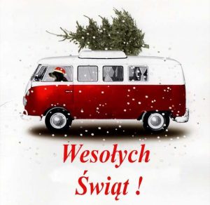 Скачать бесплатно Открытка на польский Новый год на сайте WishesCards.ru