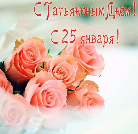 Скачать бесплатно Открытка на праздник Татьянин день на сайте WishesCards.ru