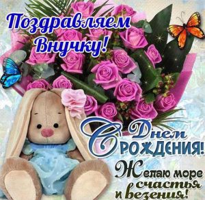 Скачать бесплатно Открытка с днем рождения внучки для дедушки на сайте WishesCards.ru