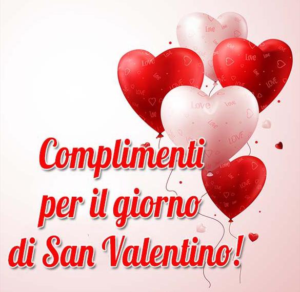 Скачать бесплатно Открытка с днем Валентина на итальянском на сайте WishesCards.ru