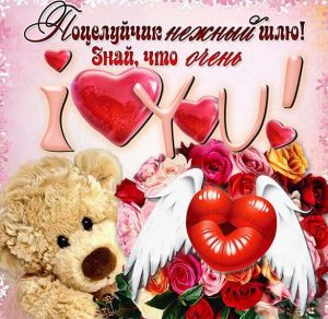 Скачать бесплатно Открытка с днем всех влюбленных любимому на сайте WishesCards.ru