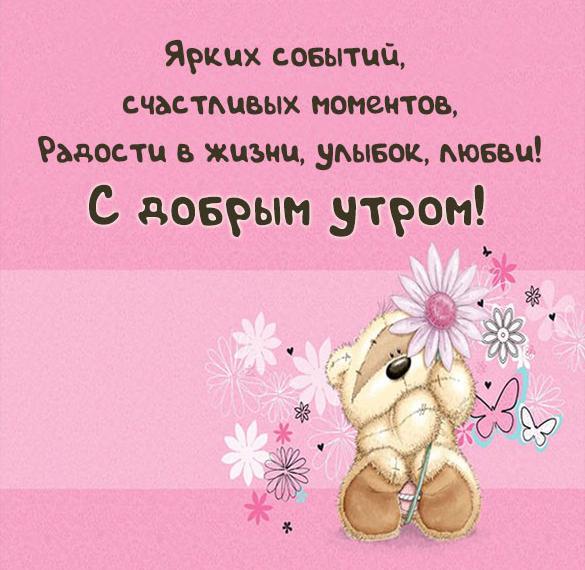 Скачать бесплатно Открытка с добрым утром прикольная для женщин на сайте WishesCards.ru