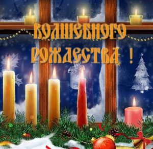 Скачать бесплатно Открытка Волшебного рождества на сайте WishesCards.ru