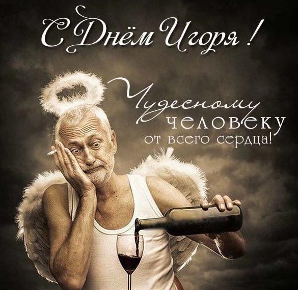 Скачать бесплатно Поздравительная открытка с днем Игоря на сайте WishesCards.ru