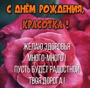 Скачать бесплатно Поздравительная прикольная картинка с днем рождения девушке на сайте WishesCards.ru