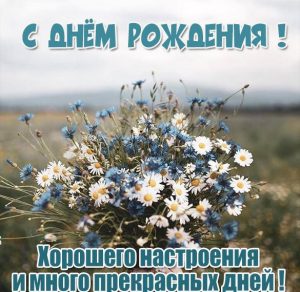 Скачать бесплатно Поздравительная виртуальная открытка с днем рождения на сайте WishesCards.ru