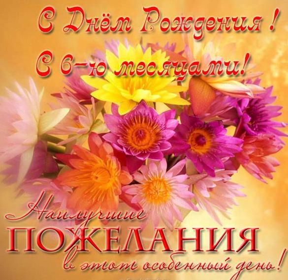 Скачать бесплатно Поздравление с полугодием мальчика в открытке на сайте WishesCards.ru