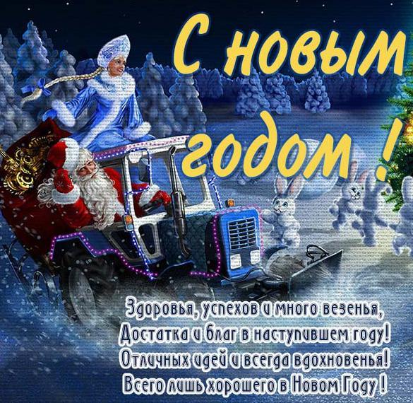 Скачать бесплатно Прикольная картинка на Новый год на сайте WishesCards.ru