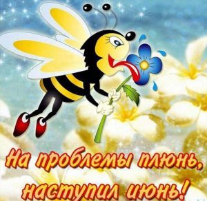 Скачать бесплатно Прикольная картинка с наступлением лета на сайте WishesCards.ru