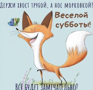 Скачать бесплатно Прикольная картинка веселой субботы на сайте WishesCards.ru