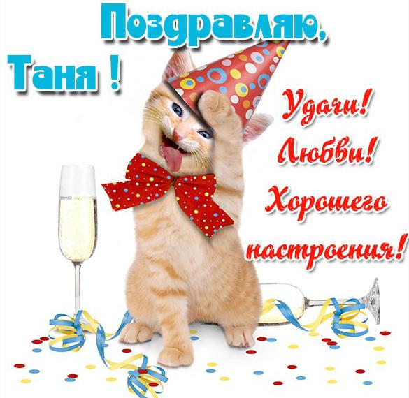 Скачать бесплатно Прикольная открытка про Таню на сайте WishesCards.ru