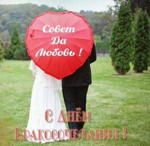 Скачать бесплатно Прикольная поздравительная открытка с бракосочетанием на сайте WishesCards.ru