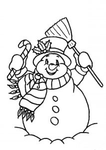 Скачать бесплатно Раскраска на Новый год для детей на сайте WishesCards.ru